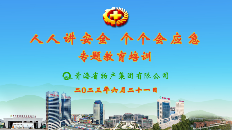 提高安全管理水平 落實(shí)全員安全責(zé)任——集團(tuán)安委會(huì)舉辦2023年“人人講安全，個(gè)個(gè)會(huì)應(yīng)急”專題教育培訓(xùn)