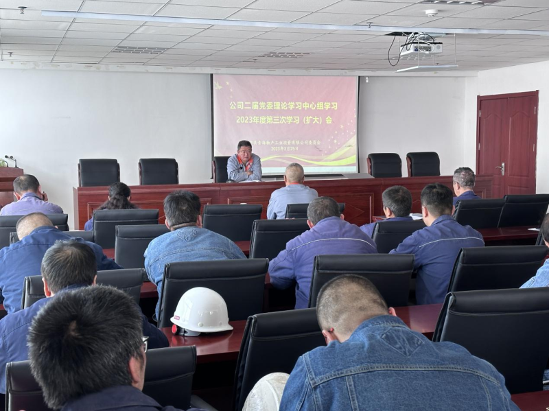 物產(chǎn)工投公司二屆黨委召開(kāi)2023年度第三次理論學(xué)習(xí)中心組學(xué)習(xí)(擴(kuò)大)會(huì)
