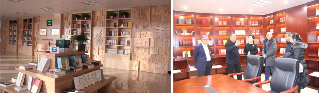 省委常委、省總工會(huì)主席馬吉孝同志來(lái)我司為全國(guó)職工書(shū)屋示范點(diǎn)揭牌